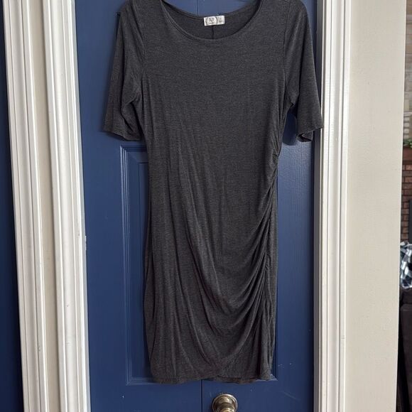 Maurices 24/7 Grey Sheath Dress Size S - Picture 2 of 7